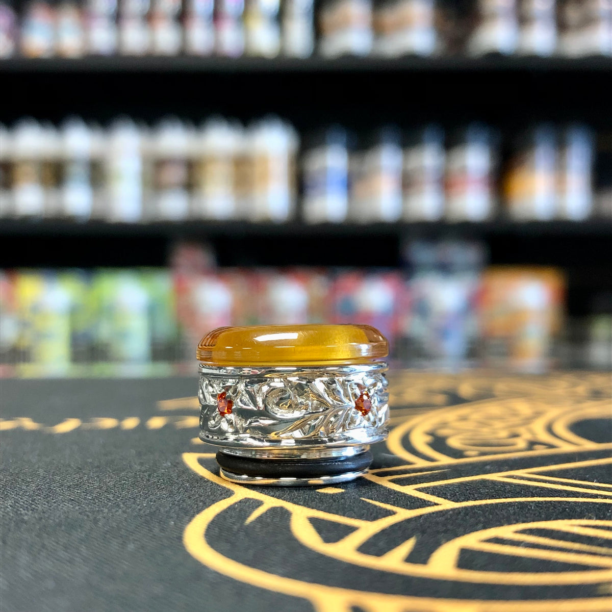 HATI/PILAK HARI Stones Silver Drip Tip by 2JNT Philippines