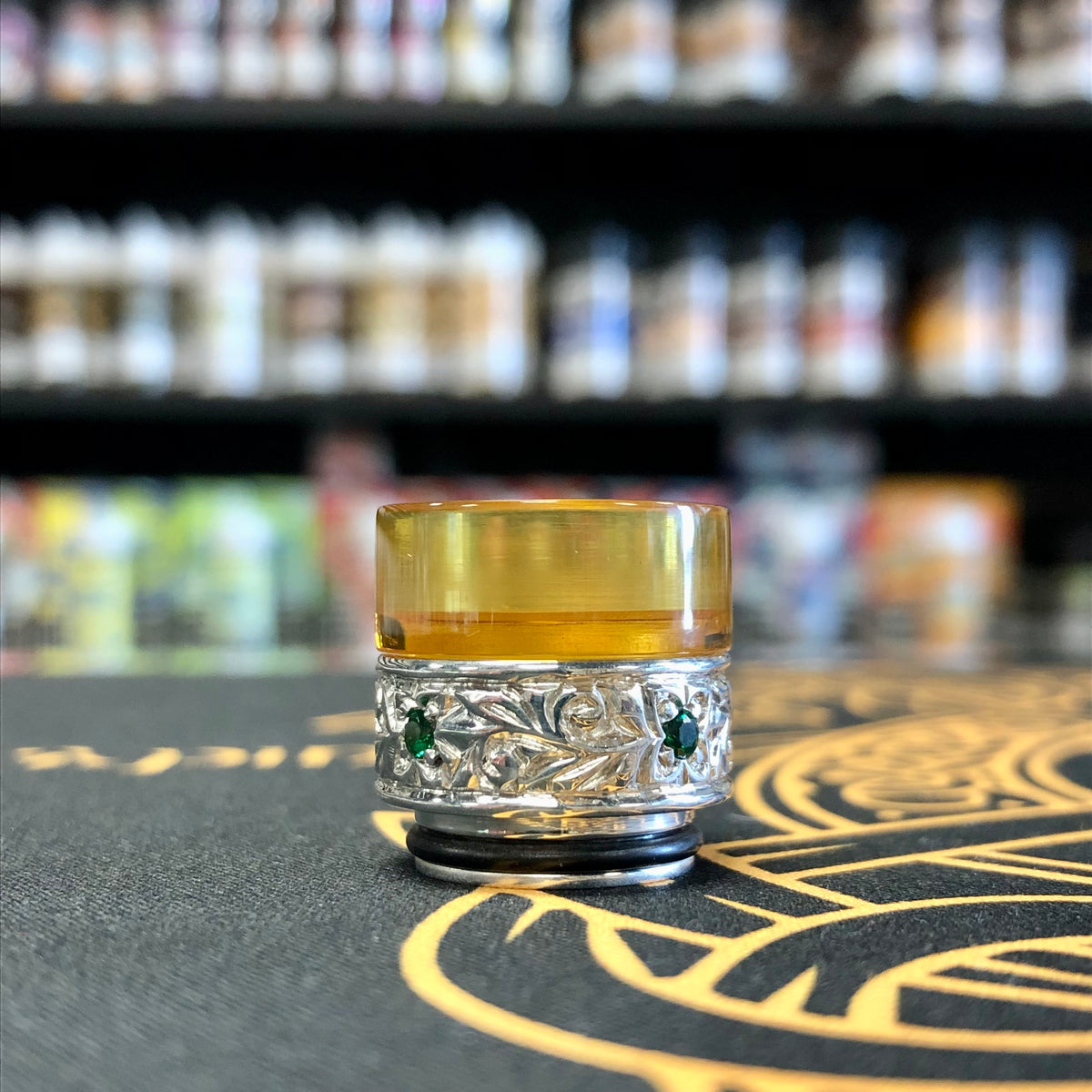 HATI/PILAK HARI Stones Silver Drip Tip by 2JNT Philippines