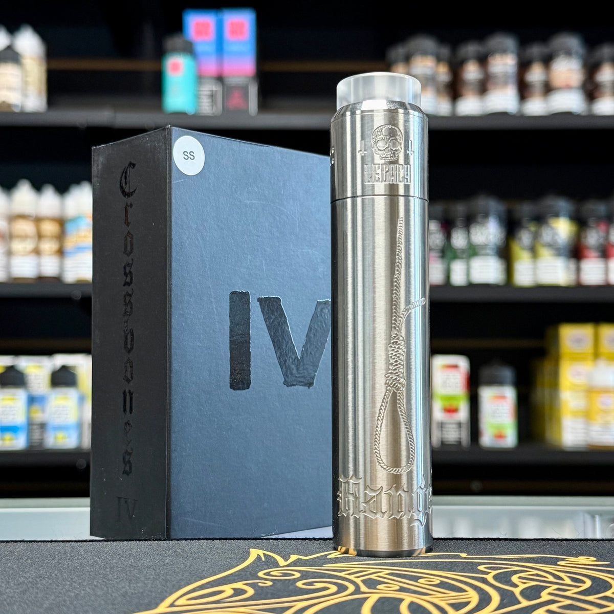 Deathwish Modz - Crossbones V4 Mech Kit w/ Unholy V3 RDA (LEGACY SERIES)