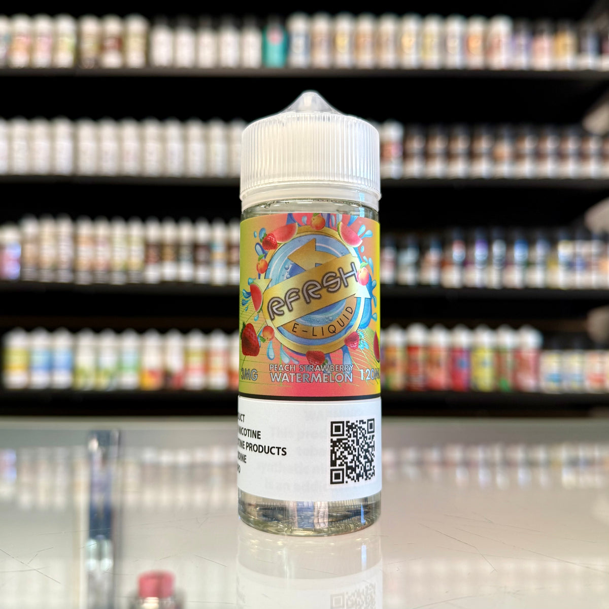 RFRSH - Peach Strawberry Watermelon (Nixodine) 120ml