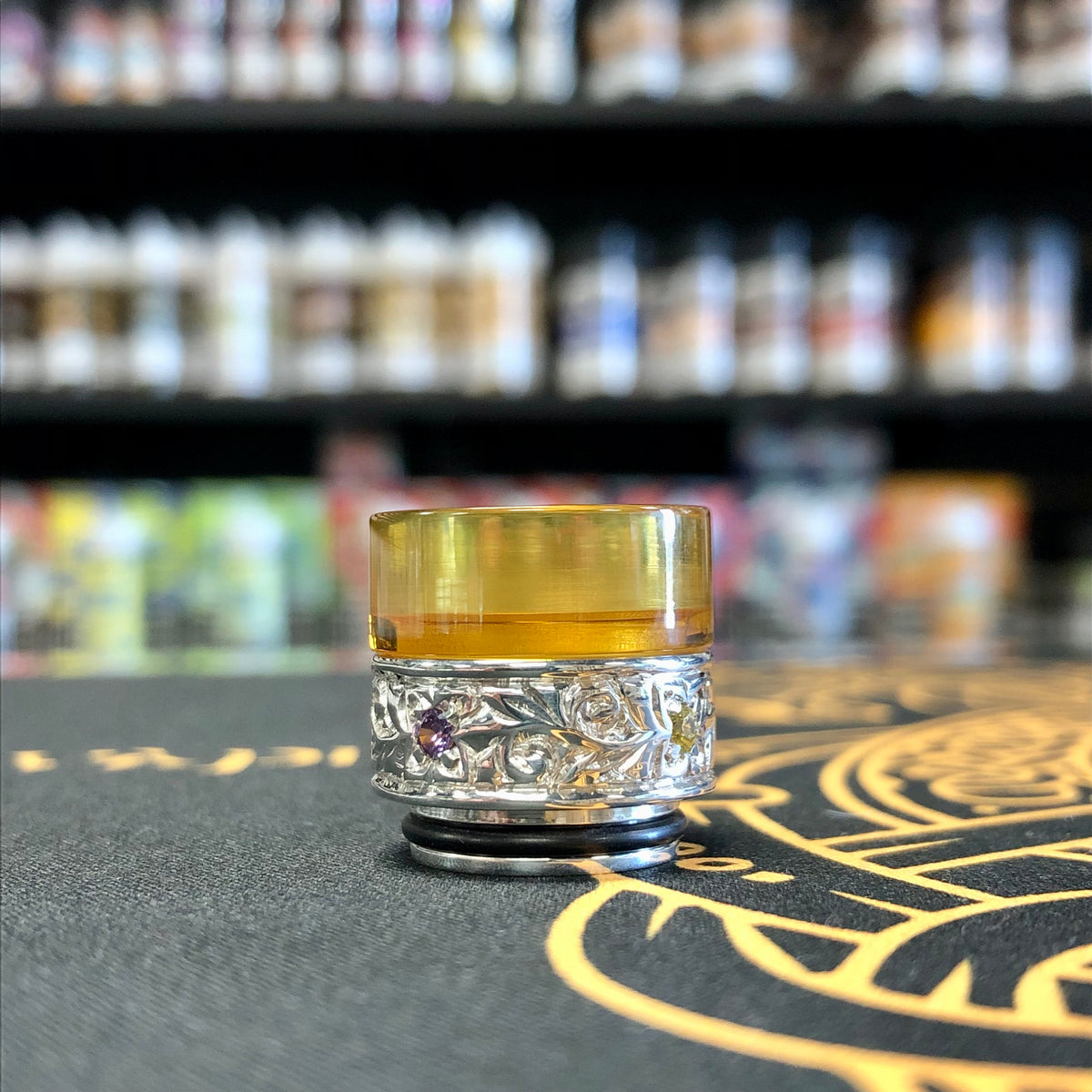 HATI/PILAK HARI Stones Silver Drip Tip by 2JNT Philippines