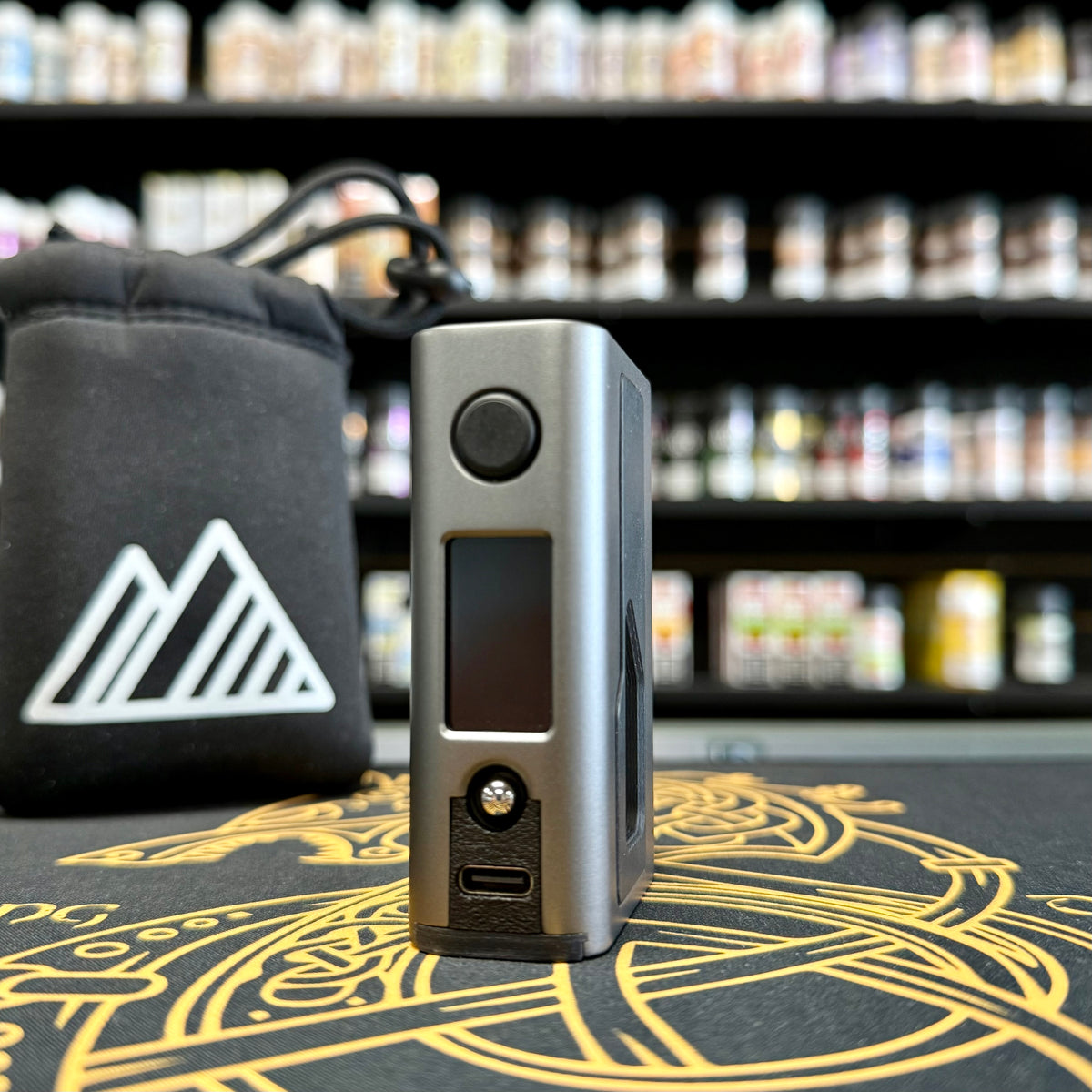 Crevasse 18R (Aluminum) 18650 Squonk Mod - Snow Cap Mods