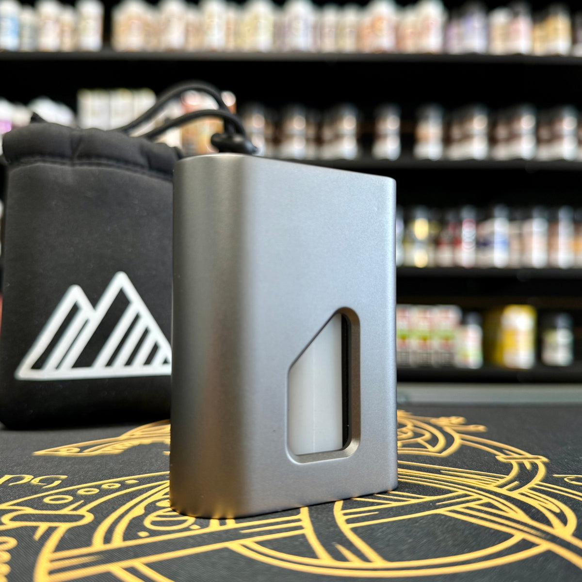 Crevasse 18R (Aluminum) 18650 Squonk Mod - Snow Cap Mods