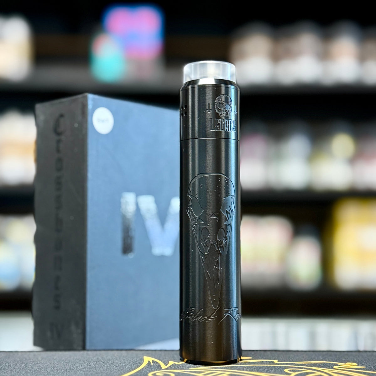 Deathwish Modz - Crossbones V4 Mech Kit w/ Unholy V3 RDA (LEGACY SERIES)