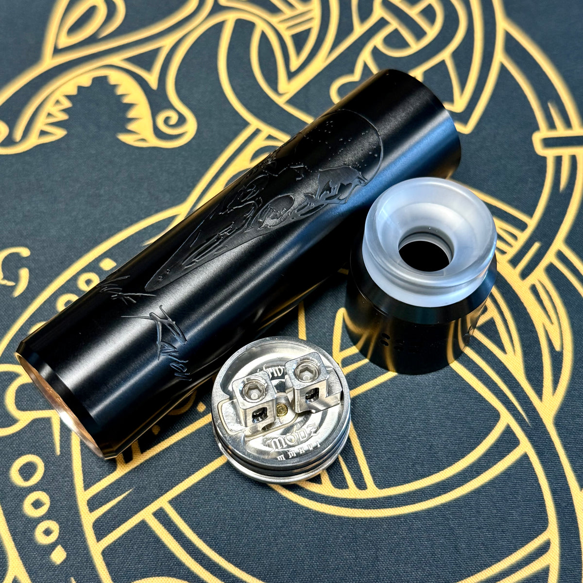 Deathwish Modz - Crossbones V4 Mech Kit w/ Unholy V3 RDA (LEGACY SERIES)