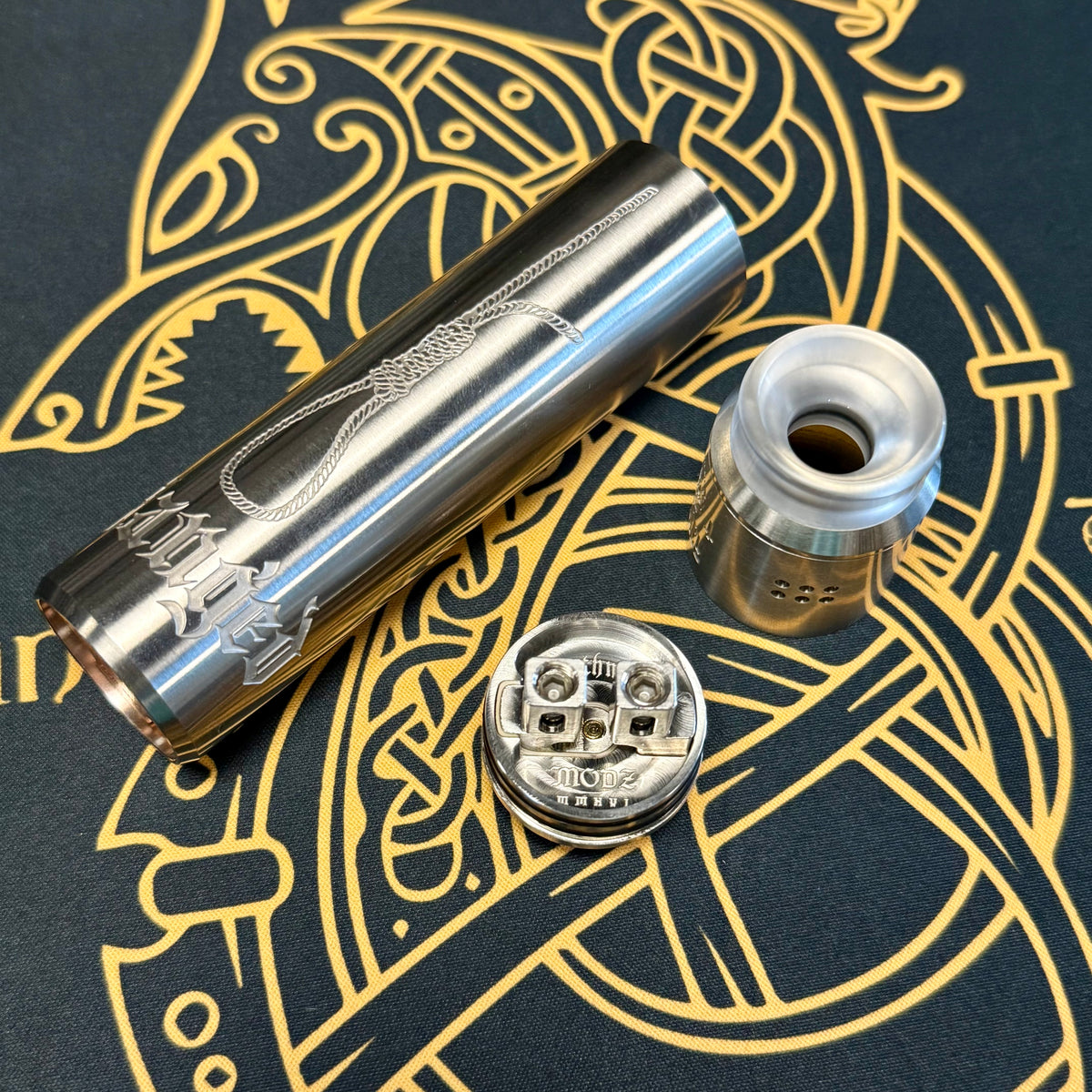 Deathwish Modz - Crossbones V4 Mech Kit w/ Unholy V3 RDA (LEGACY SERIES)