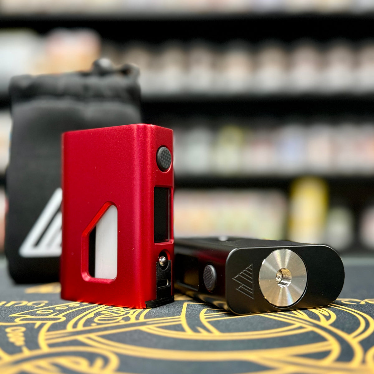 Crevasse 18R (Aluminum) 18650 Squonk Mod - Snow Cap Mods