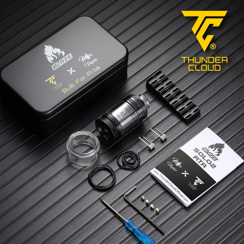 Blaze Solo 2 RTA by ThunderCloud x Mike Vapes