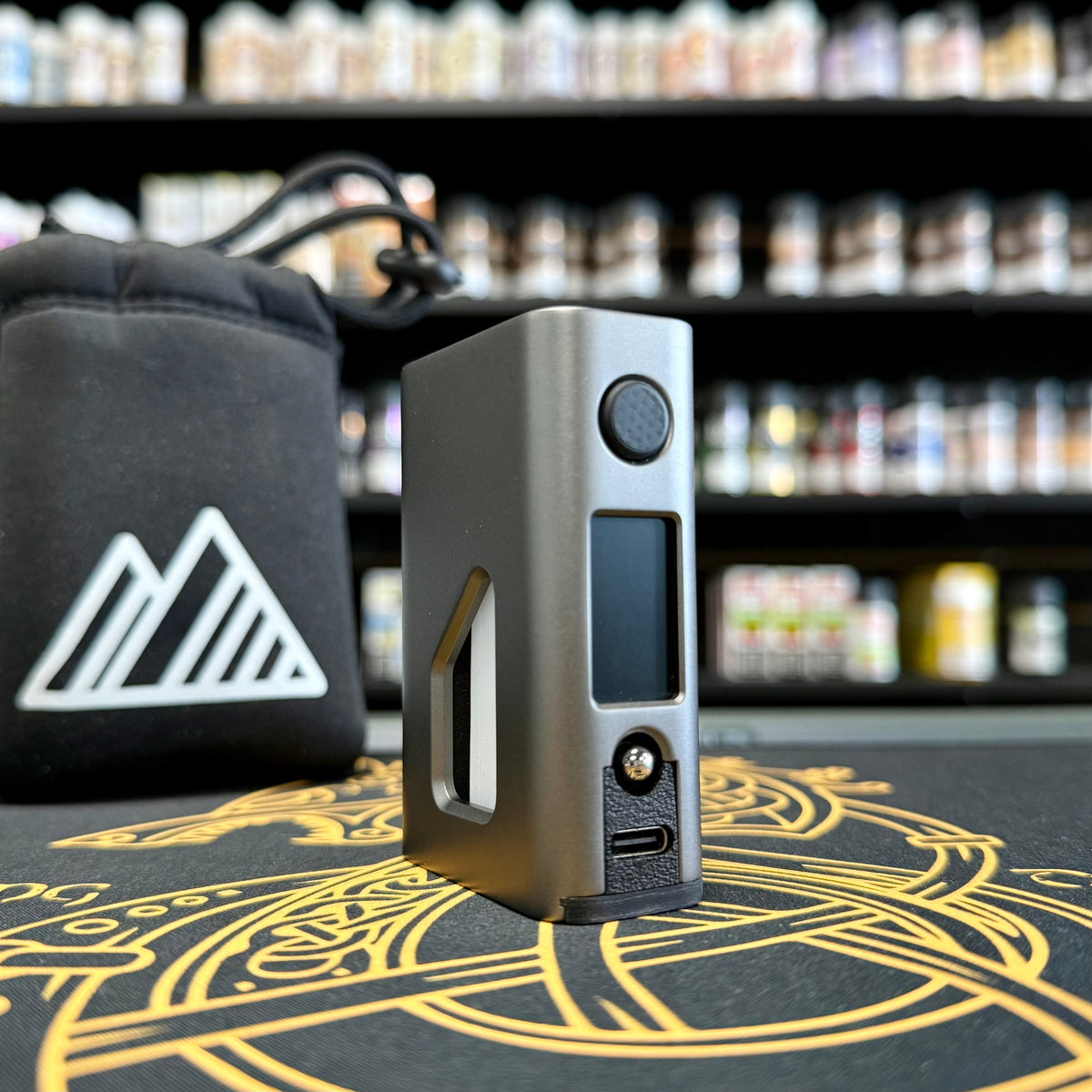 Crevasse 18R (Aluminum) 18650 Squonk Mod - Snow Cap Mods