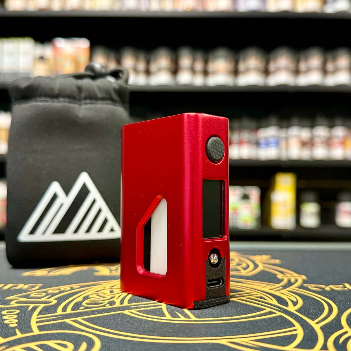 Crevasse 18R (Aluminum) 18650 Squonk Mod - Snow Cap Mods