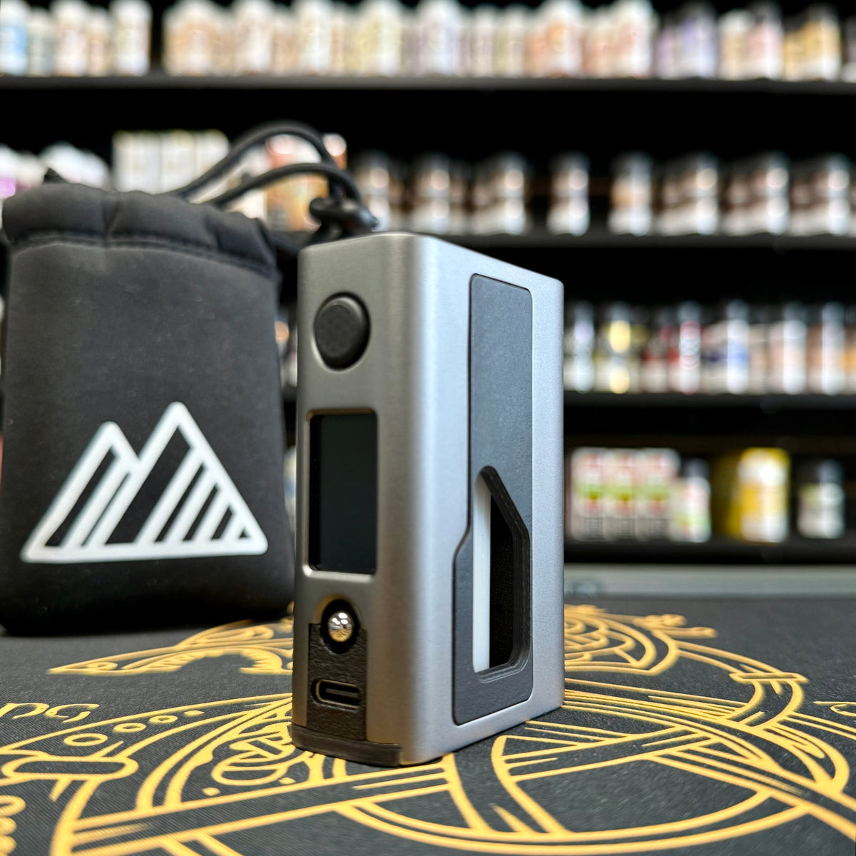 Crevasse 18R (Aluminum) 18650 Squonk Mod - Snow Cap Mods