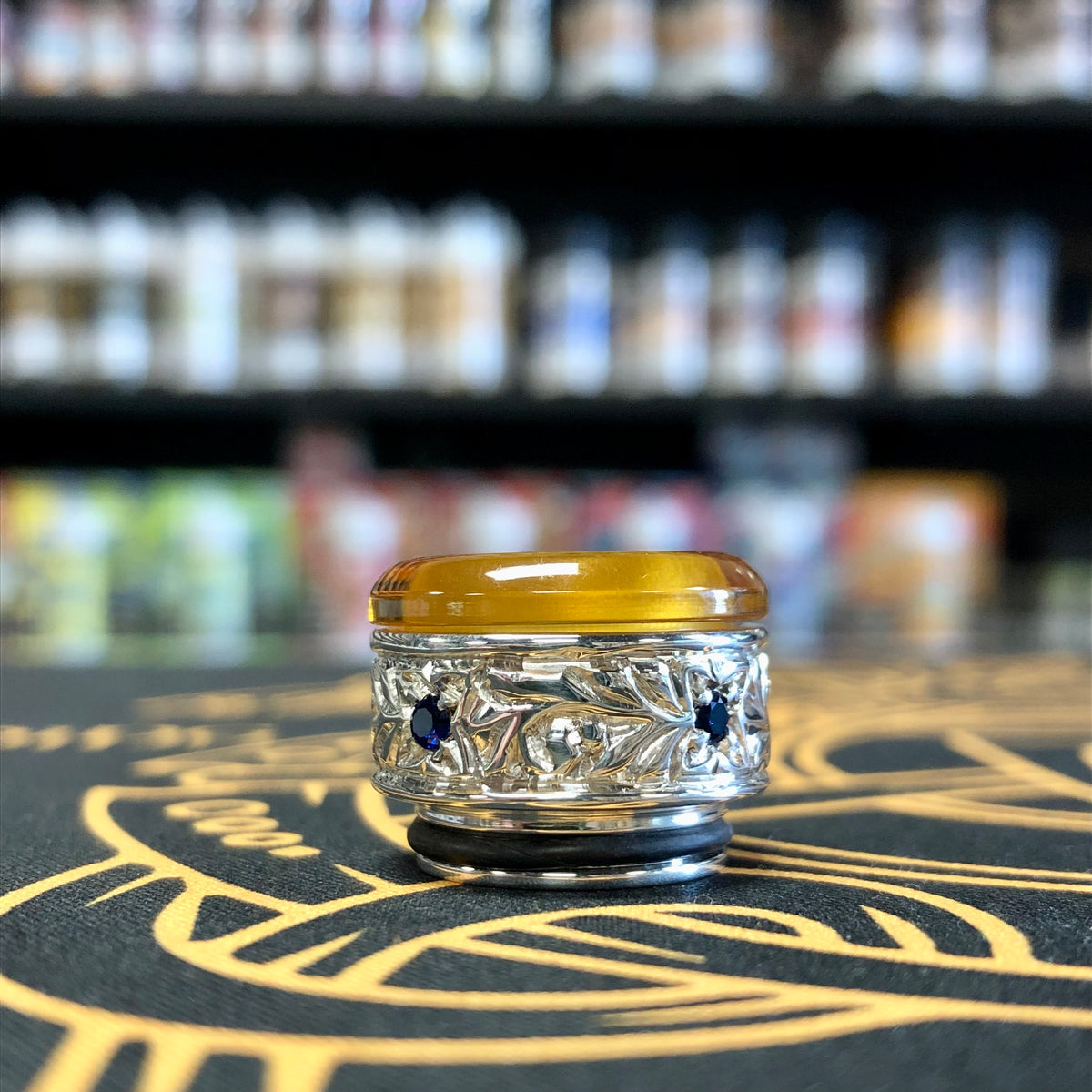HATI/PILAK HARI Stones Silver Drip Tip by 2JNT Philippines
