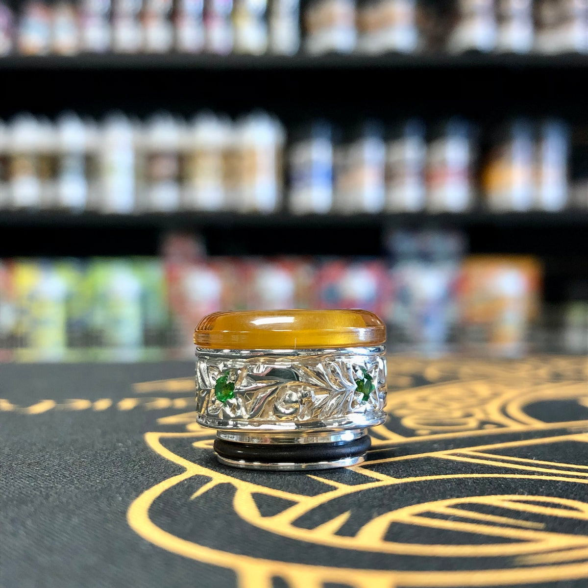 HATI/PILAK HARI Stones Silver Drip Tip by 2JNT Philippines