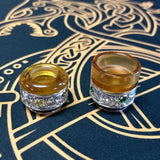 HATI/PILAK HARI Stones Silver Drip Tip by 2JNT Philippines