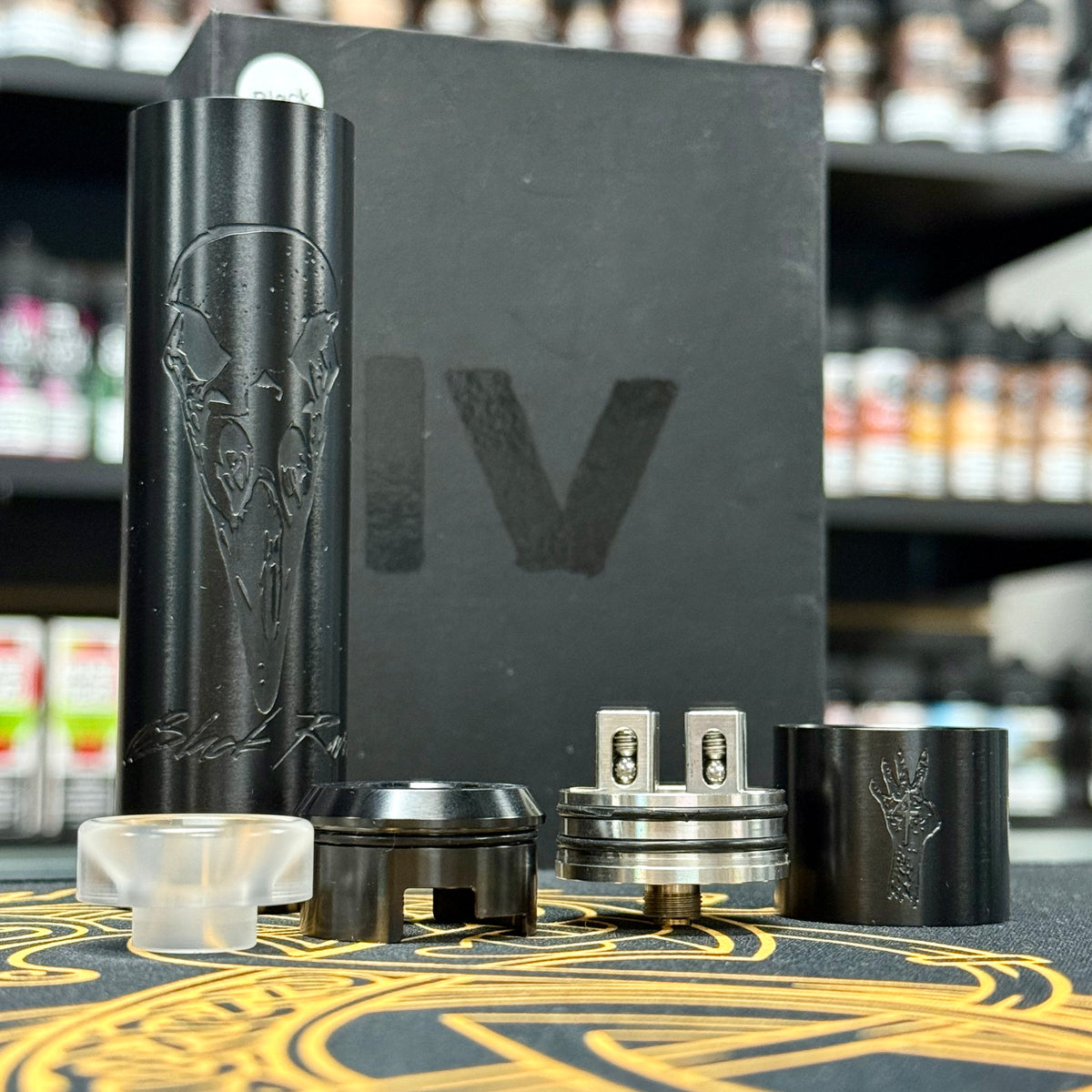 Deathwish Modz - Crossbones V4 Mech Kit w/ Unholy V3 RDA (LEGACY SERIES)