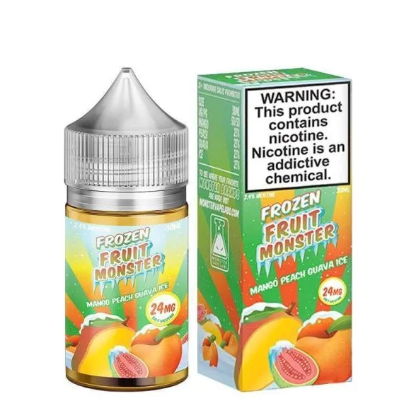 Frozen Fruit Monster Salts - Mango Peach Guava Ice
