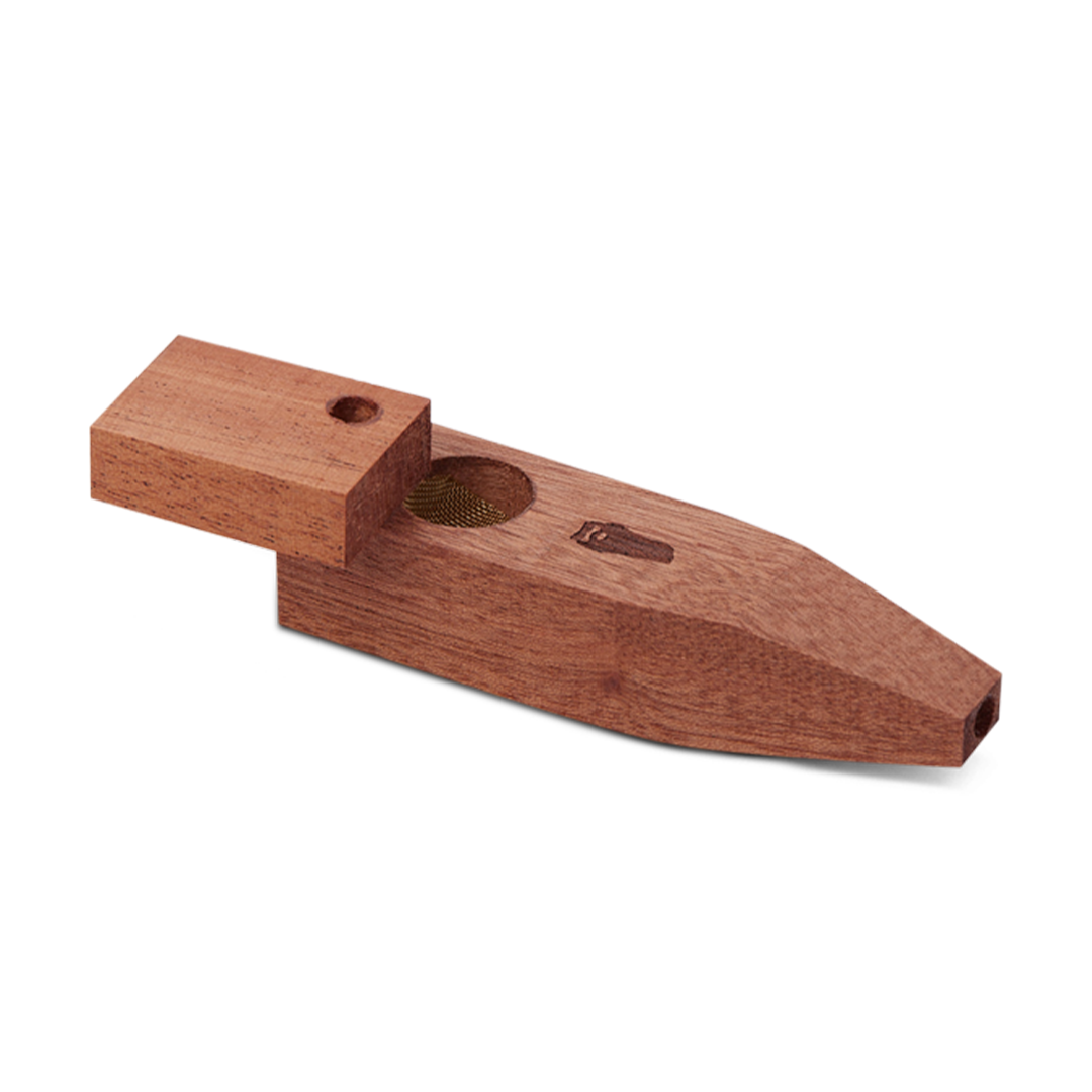 Bearded - Square Wood Pipe w/ Lid
