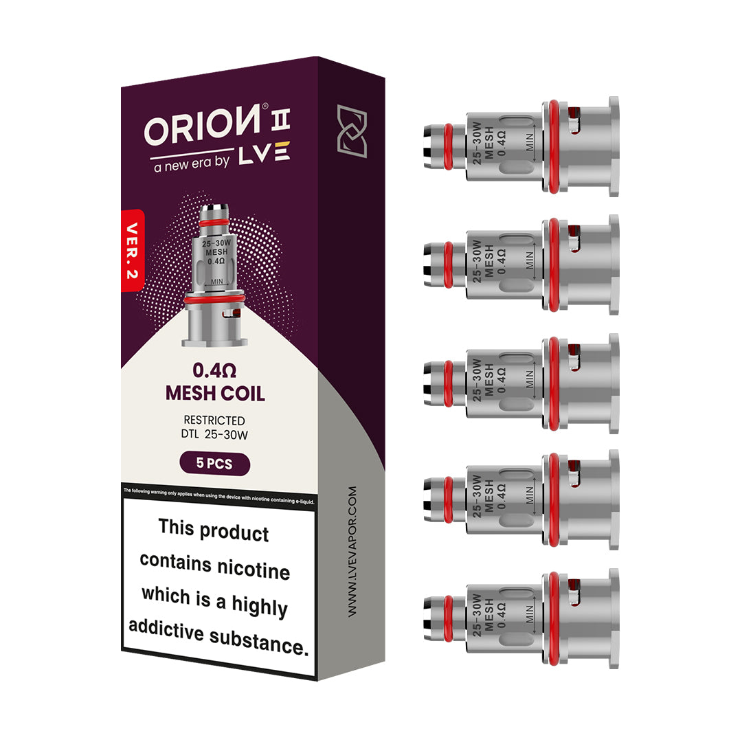 LVE Orion II Pro (V2) Replacement Coils 5pk