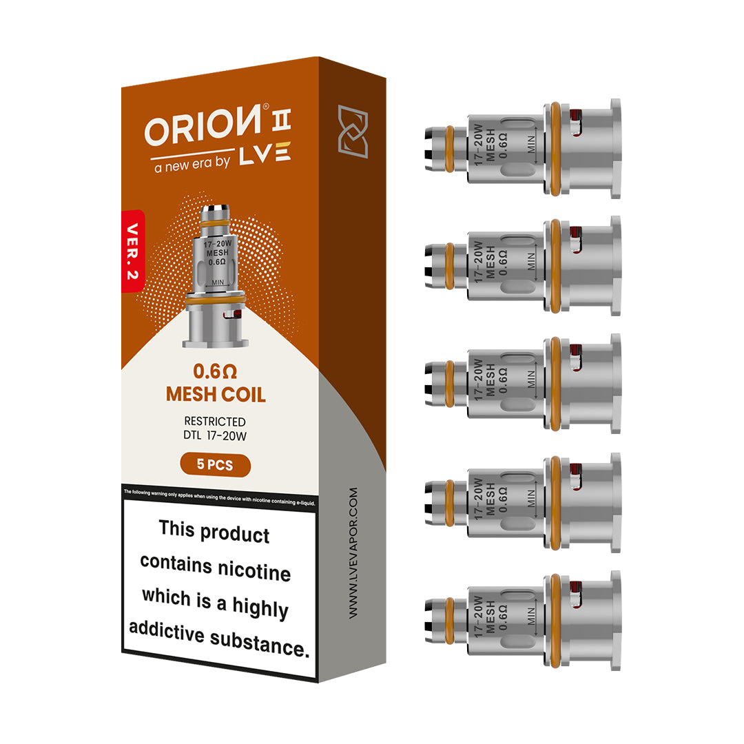 LVE Orion II Pro (V2) Replacement Coils 5pk