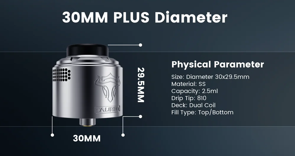 Tauren RDA Vortex 30 - ThunderHead Creations