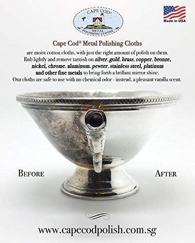 Cape Cod Metal Polishing Cloths Foil Pouch 0.53oz