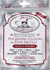Cape Cod Metal Polishing Cloths Foil Pouch 0.53oz