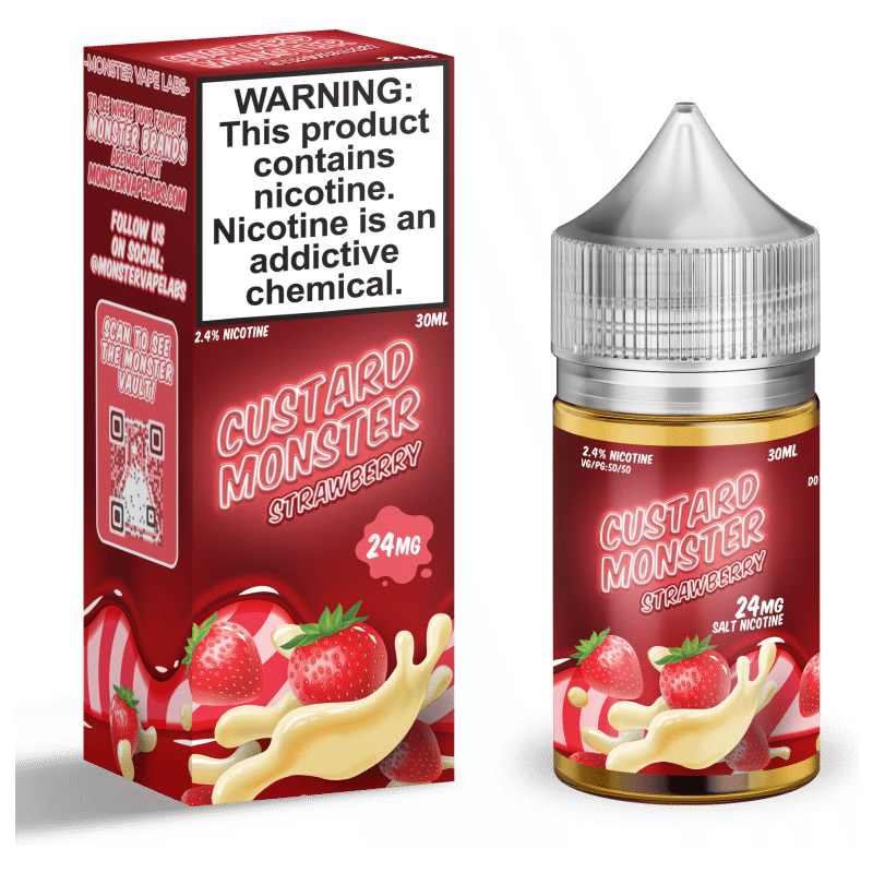 Custard Monster Salt - Strawberry