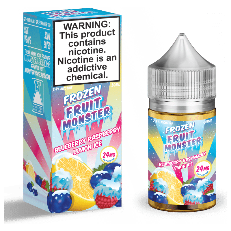 Frozen Fruit Monster Salts - Blueberry Raspberry Lemon Ice