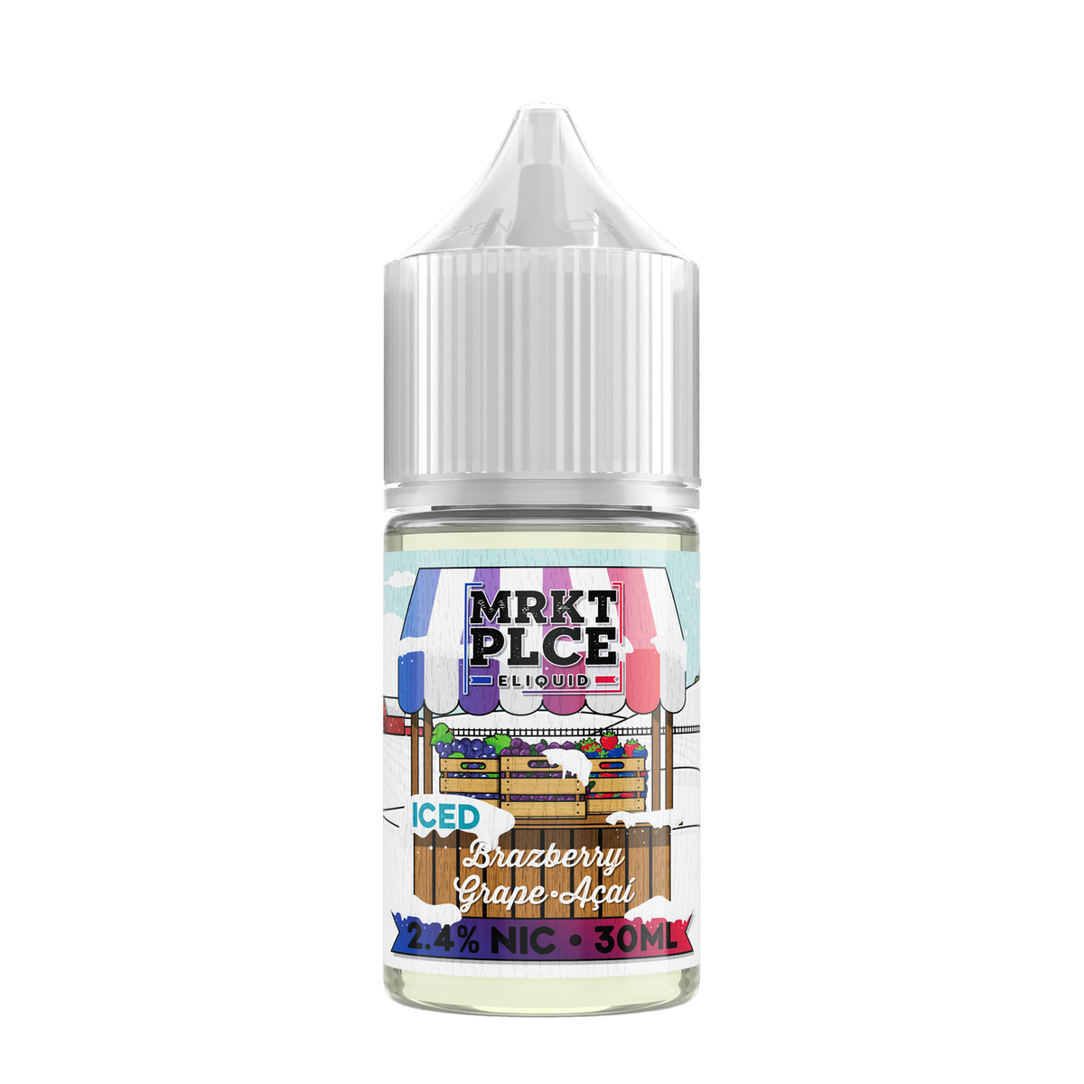 Brazberry Grape Acai ICED - MRKT PLCE Salts