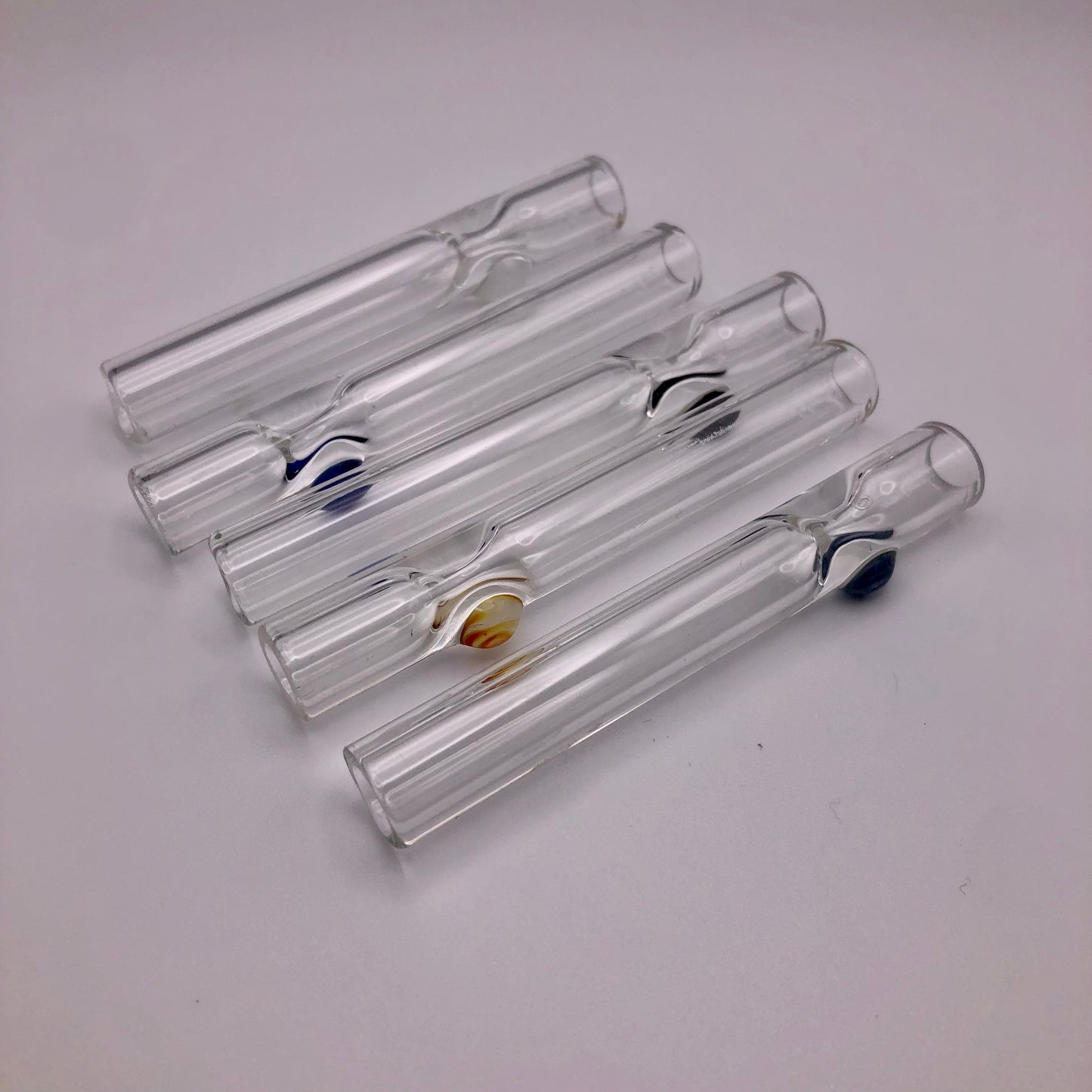 Onesies 3.5" Glass Chillum - Reading Glass Militia